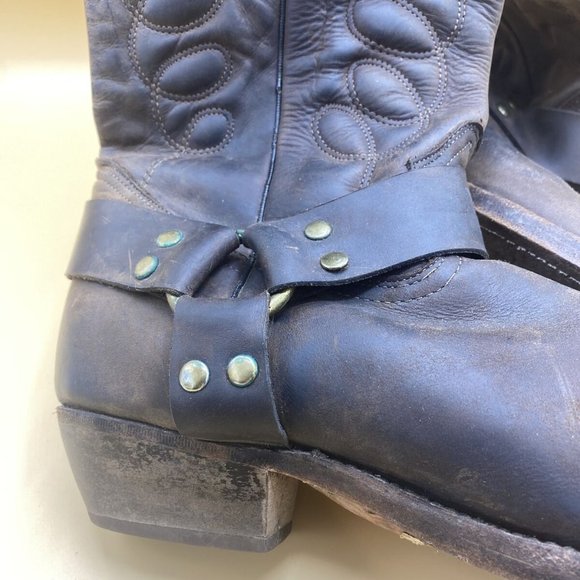 Boterine columbia cowboy boots - size men\'s 10.5 - leather - cowboy biker main image 7